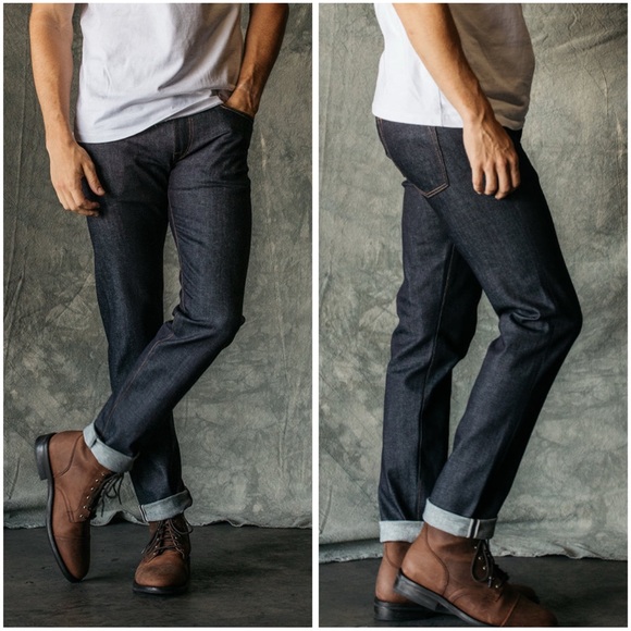 Hiroshi Kato The Pen Slim Fit Indigo Raw 10.5oz Selvedge Jeans Size 34” Waist - Picture 1 of 16